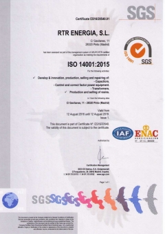 RTR ISO - 14001